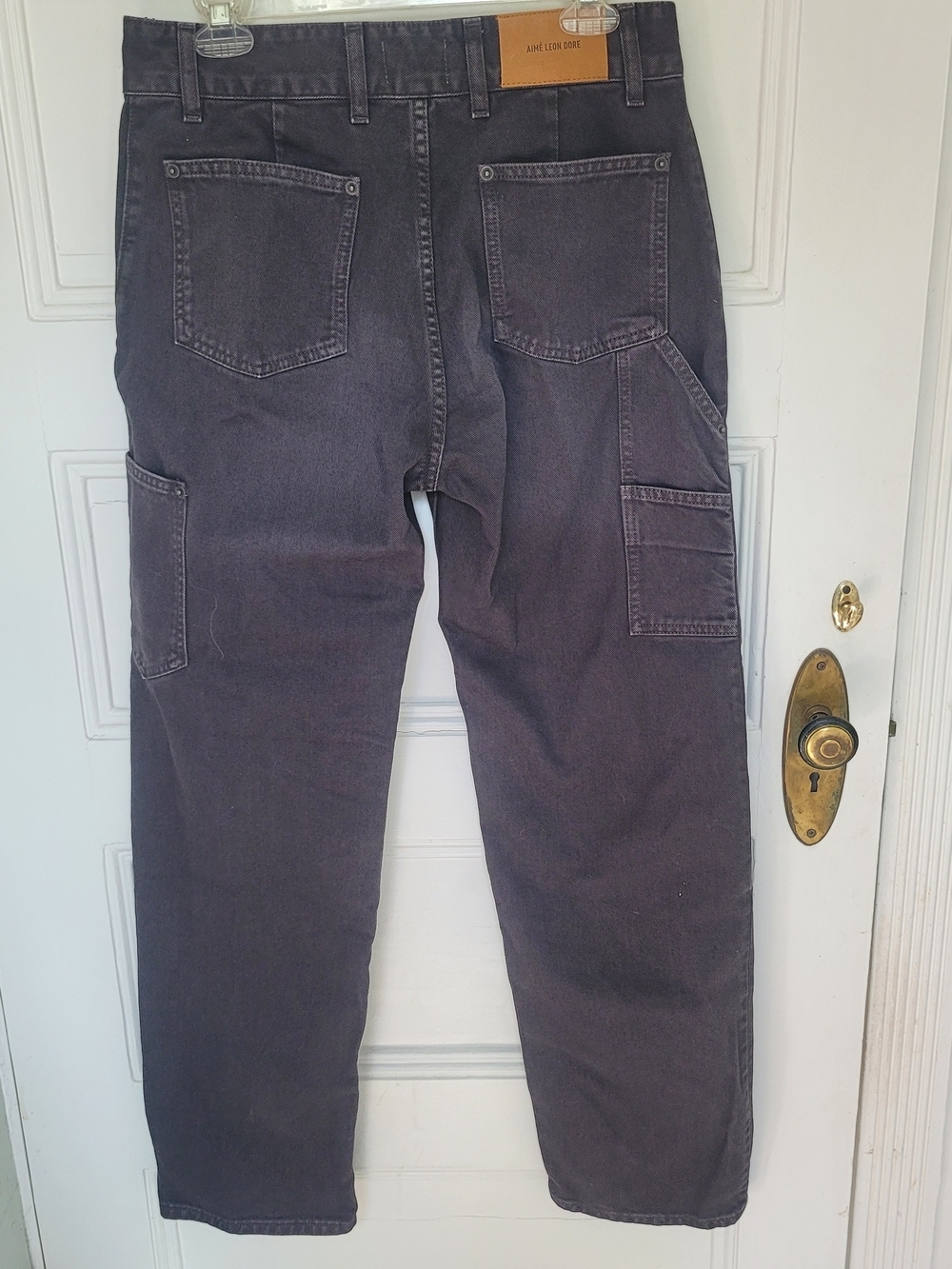 NEW Aimé Leon Dore SS24 Carpenter Pant Volcanic Ash Size 30 ALD Denim - Picture 4 of 9